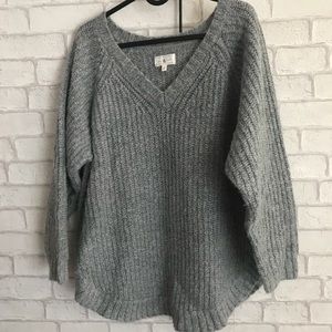 Lou & Grey Slouchy Shirttail Sweater